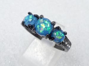 色石　指輪(21号)